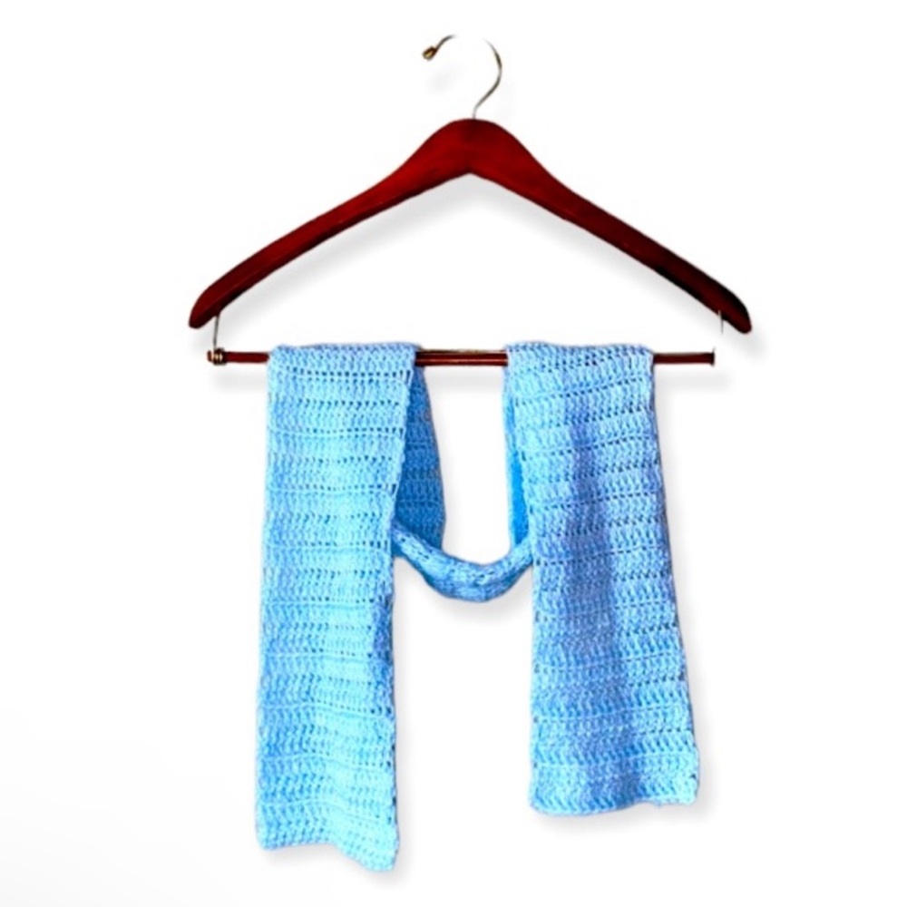 Blue scarf